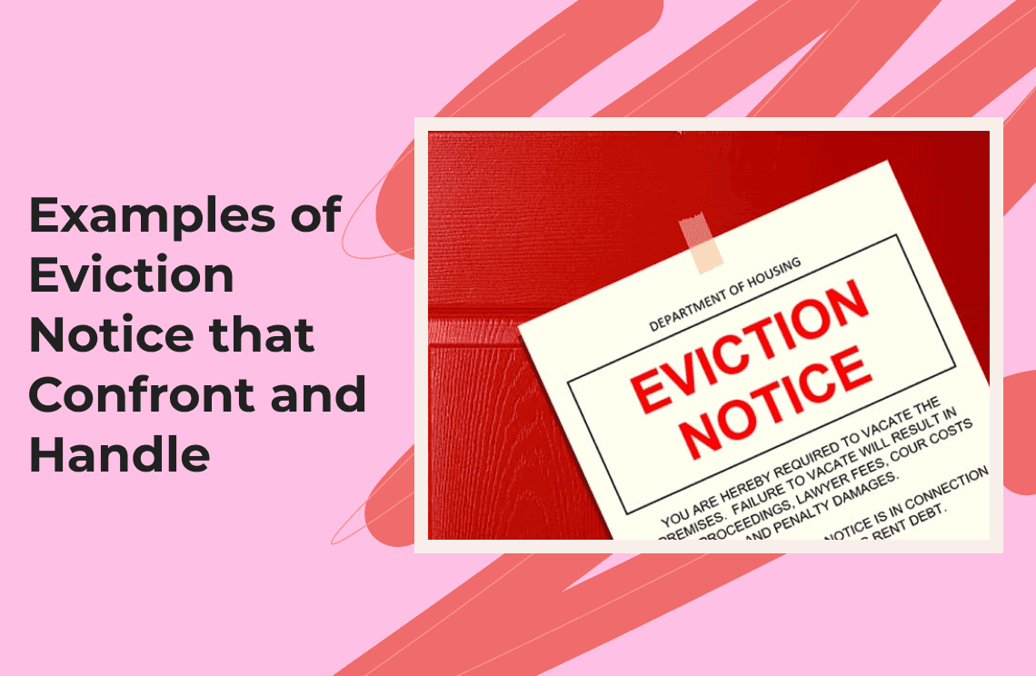 10 Different Examples of Eviction Notice that Confront and Handle