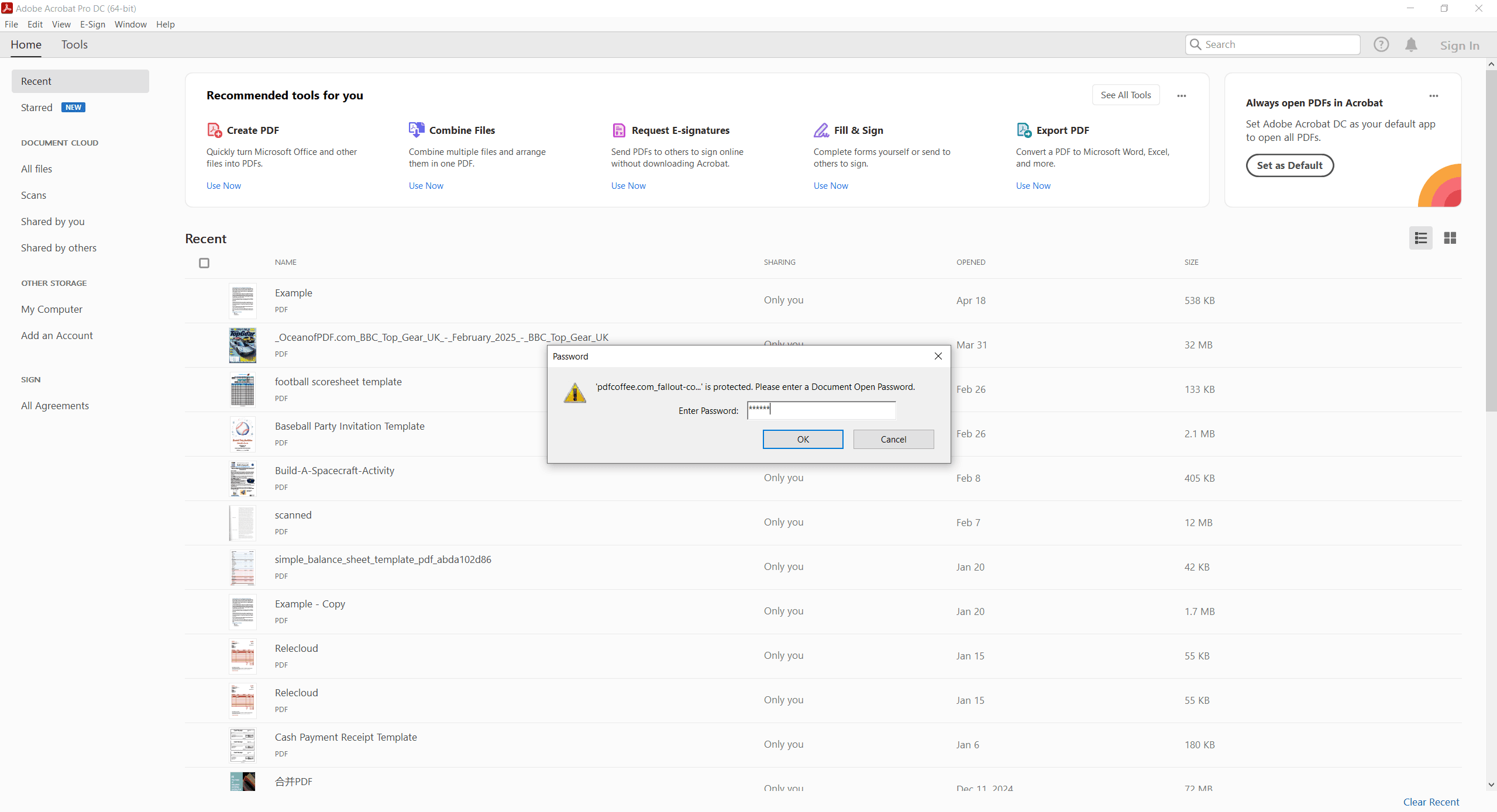 1. Open the PDF using Adobe Acrobat Pro