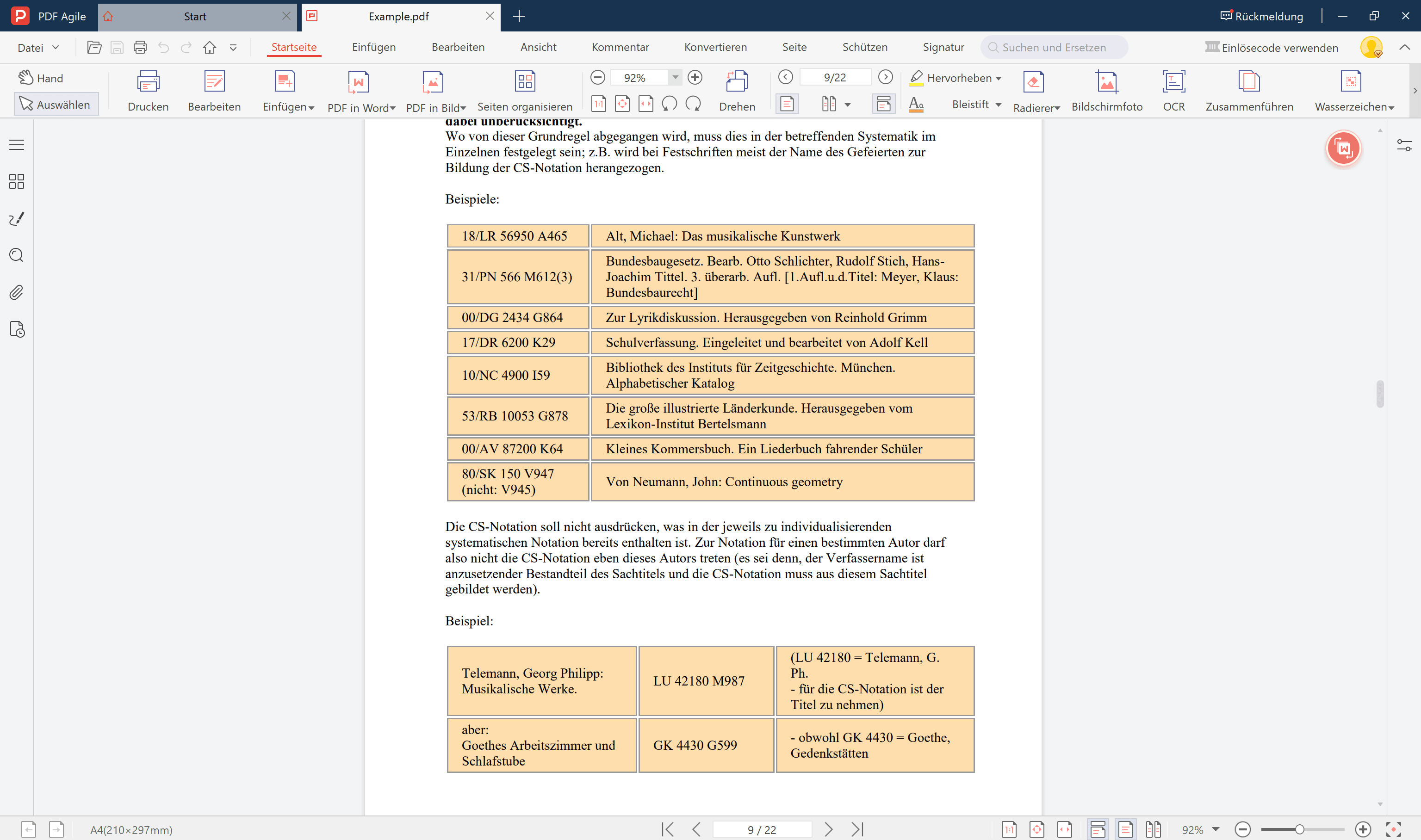 1. Öffnen Sie die relevante PDF-Datei in PDF Agile.