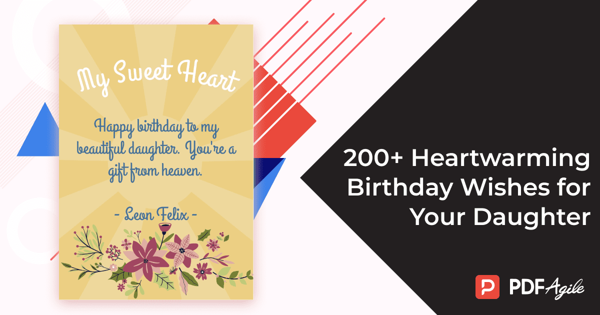 200+ Heartwarming Birthday Wishes for Your Daughter