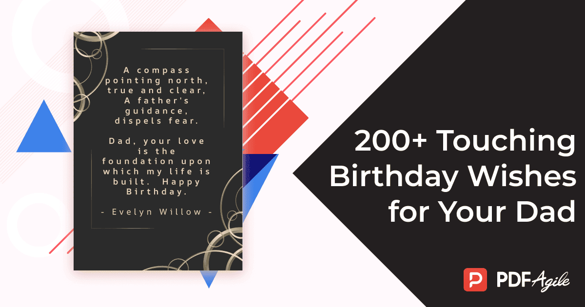 200+ Touching Birthday Wishes for Your Dad