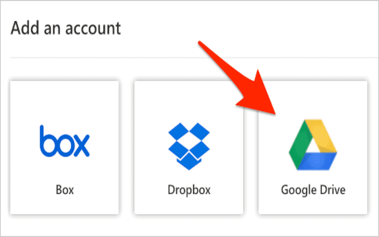 2. Navigate to Google Drive: