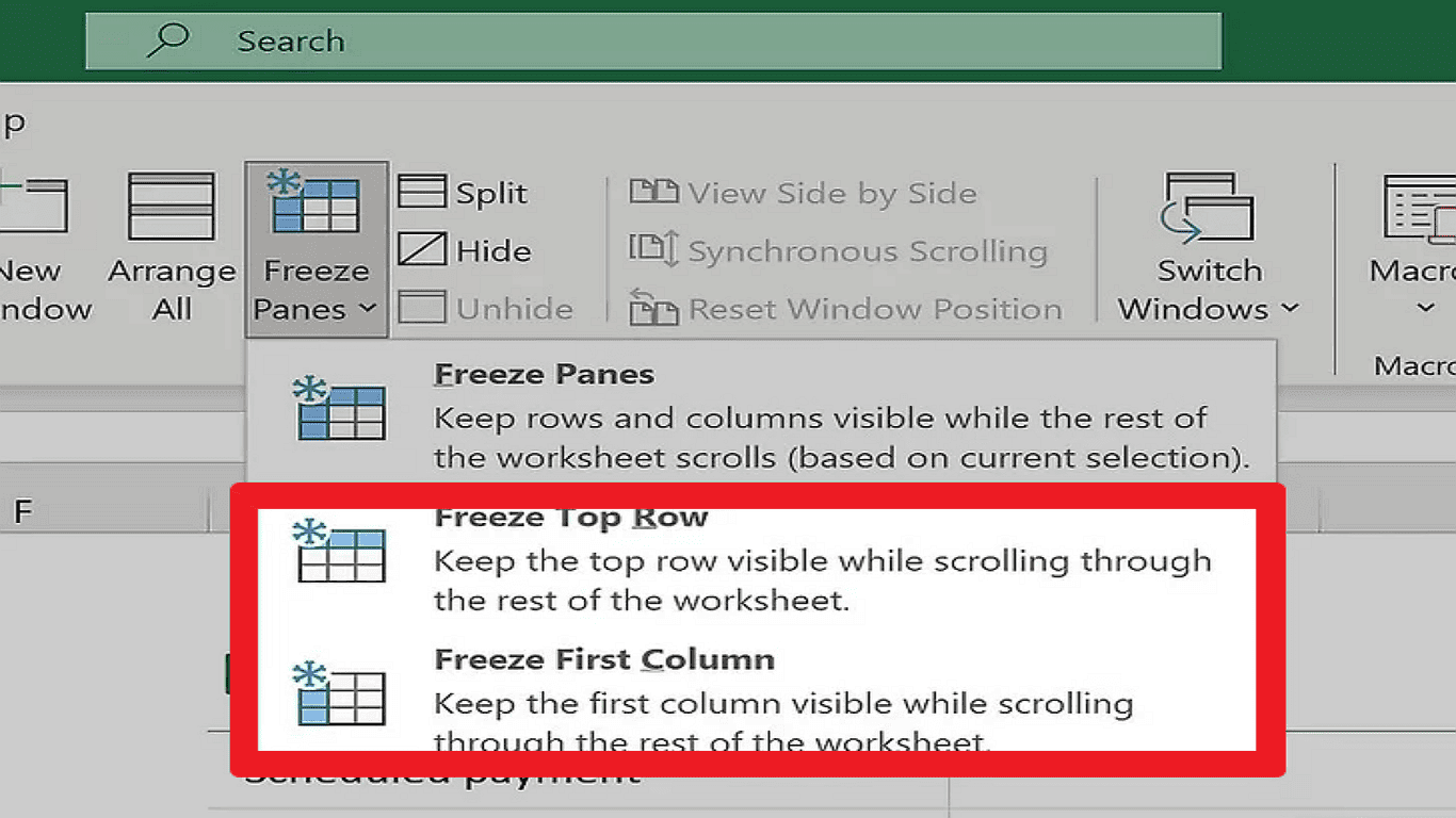 Step 4: Select Your Freezing Option
