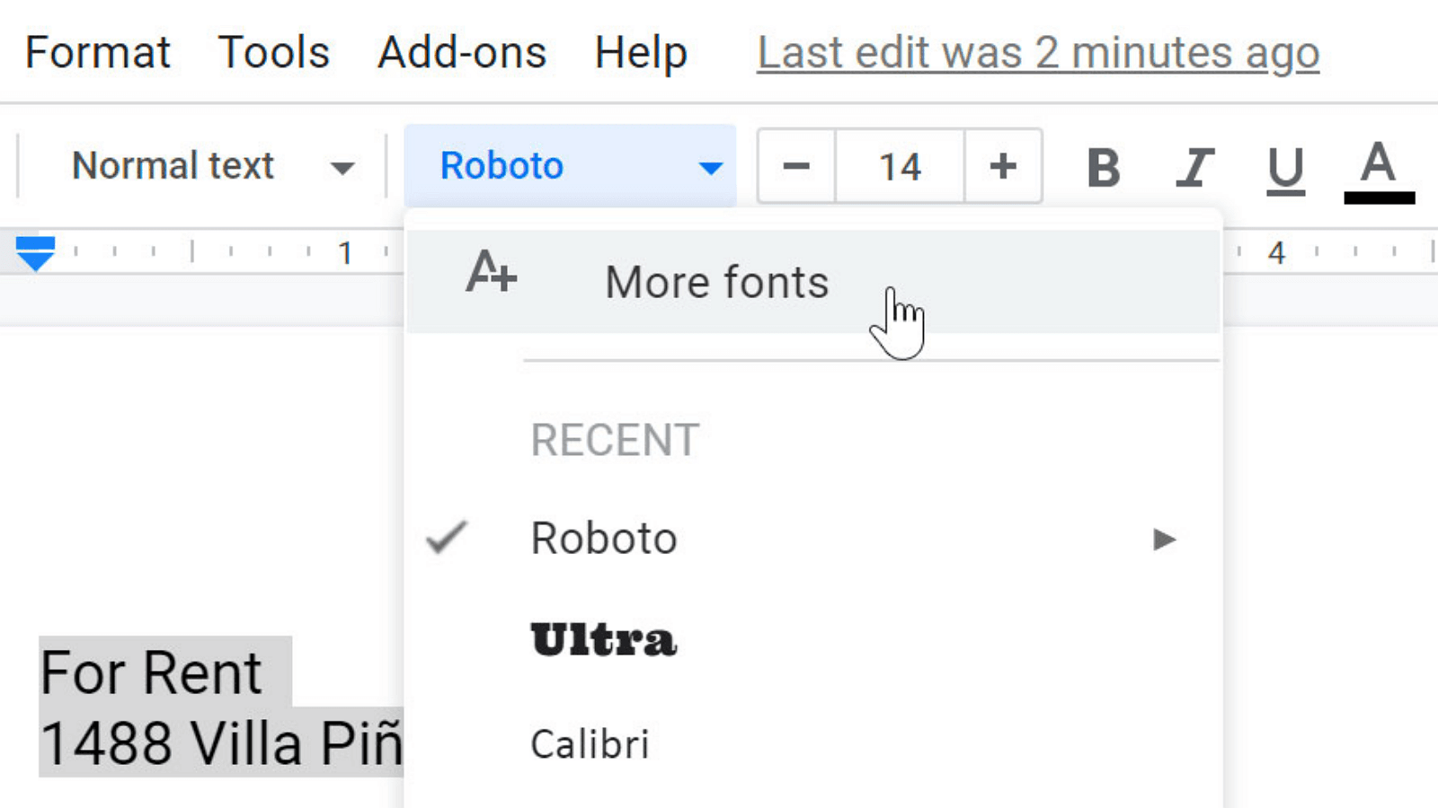 3. Choose Your Font: