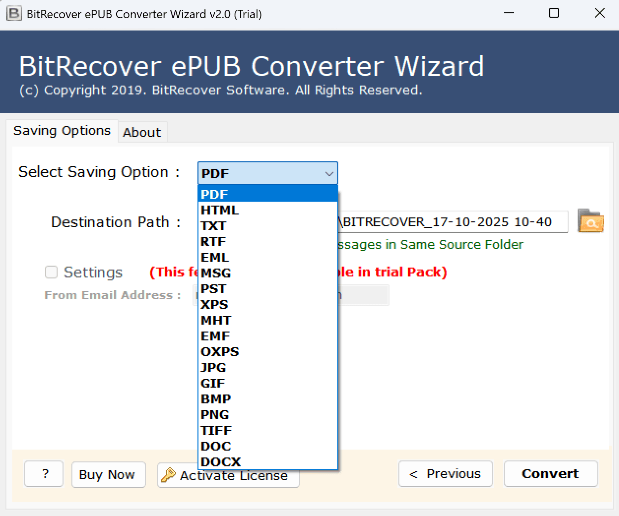3. PDF auswählen: „PDF“ als Ausgabeformat wählen.