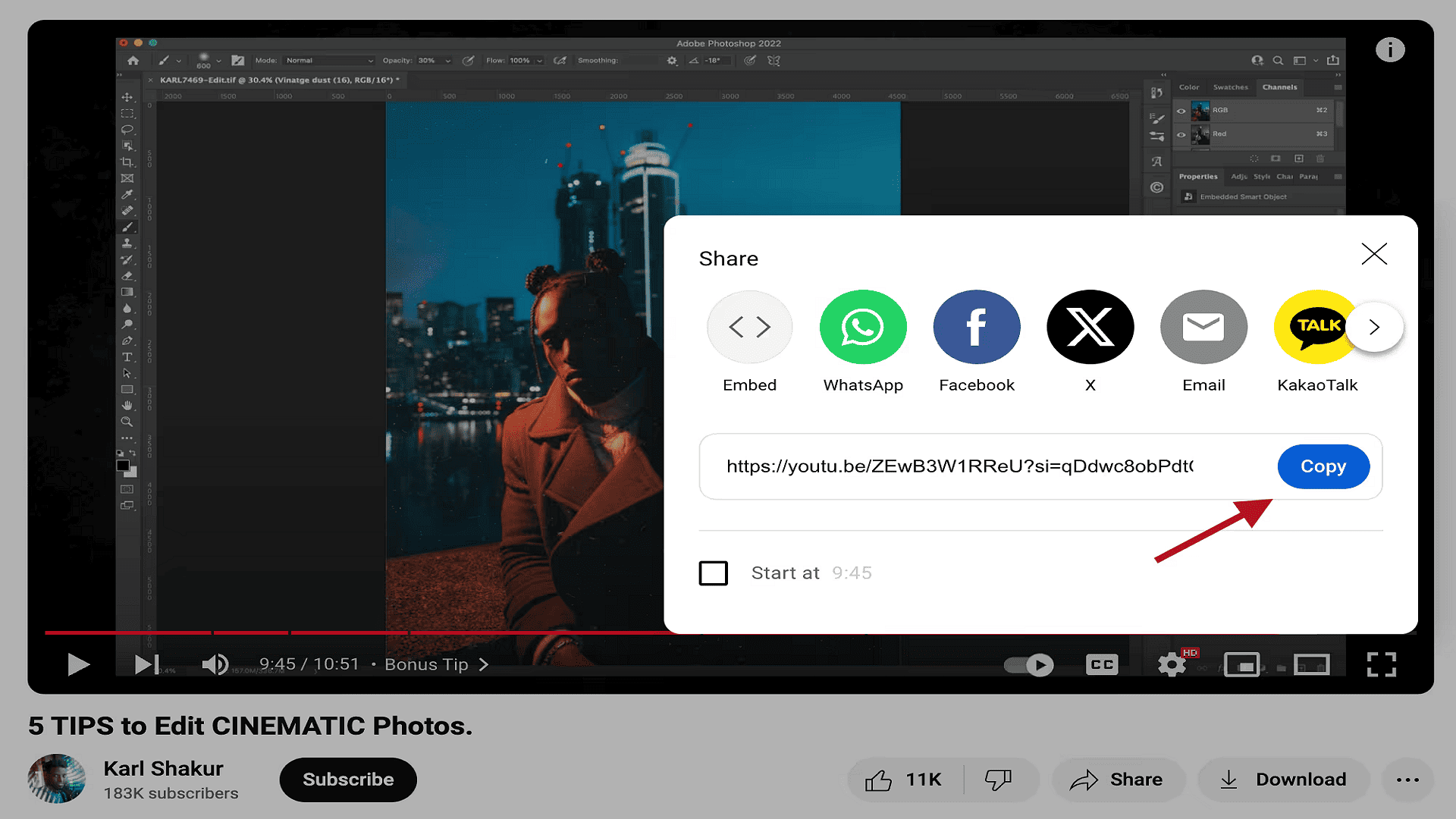 Step 1: Add YouTube link