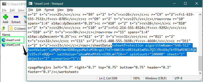 4.Carefully remove this protection tag, save your changes, and recompress all files into a ZIP archive