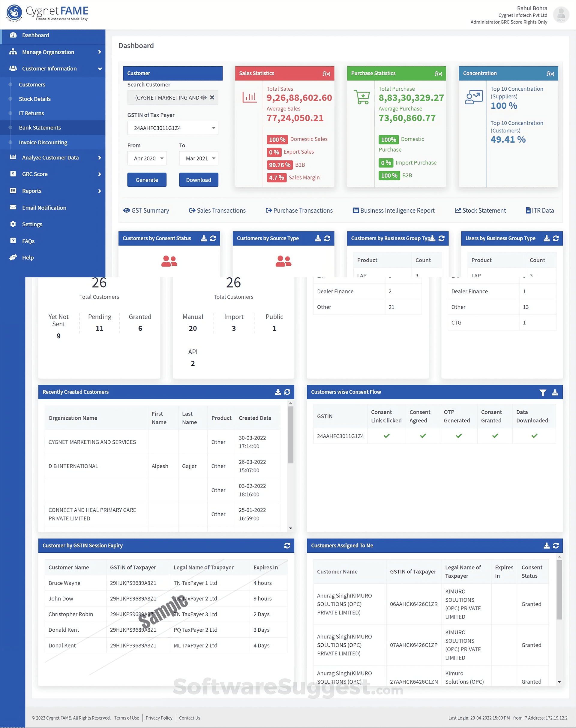 4. Cygnet Bank Statement Analyzer