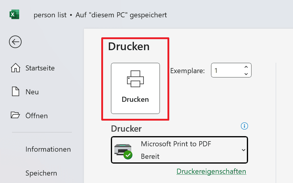 4. Konfigurieren der Druckeinstellungen