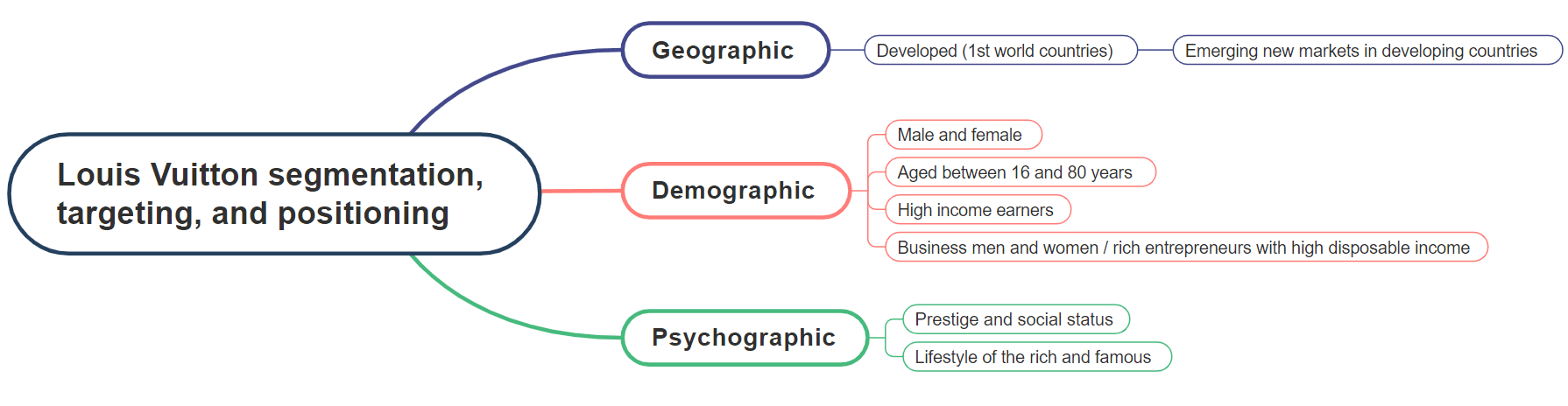 Louis Vuitton Segmentation, Targeting, and Positioning