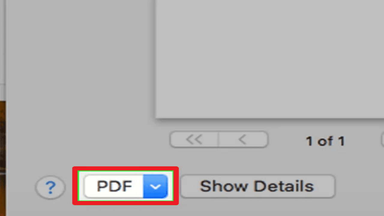 5. Öffnen Sie das PDF-Menü