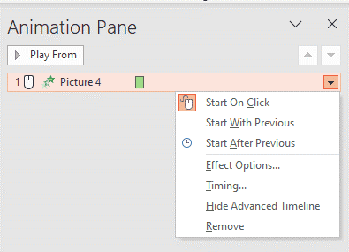 Step 6: Access Effect Settings
