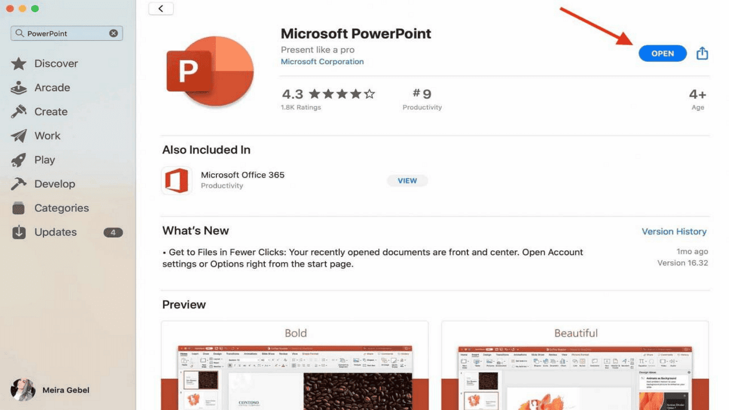 Step 1 Install PowerPoint and choose your target slide in it