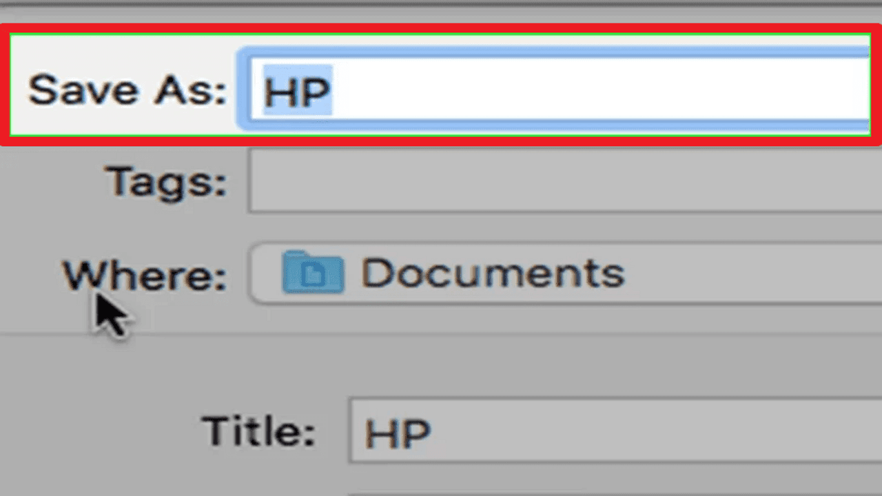 7. Benennen Sie Ihre PDF