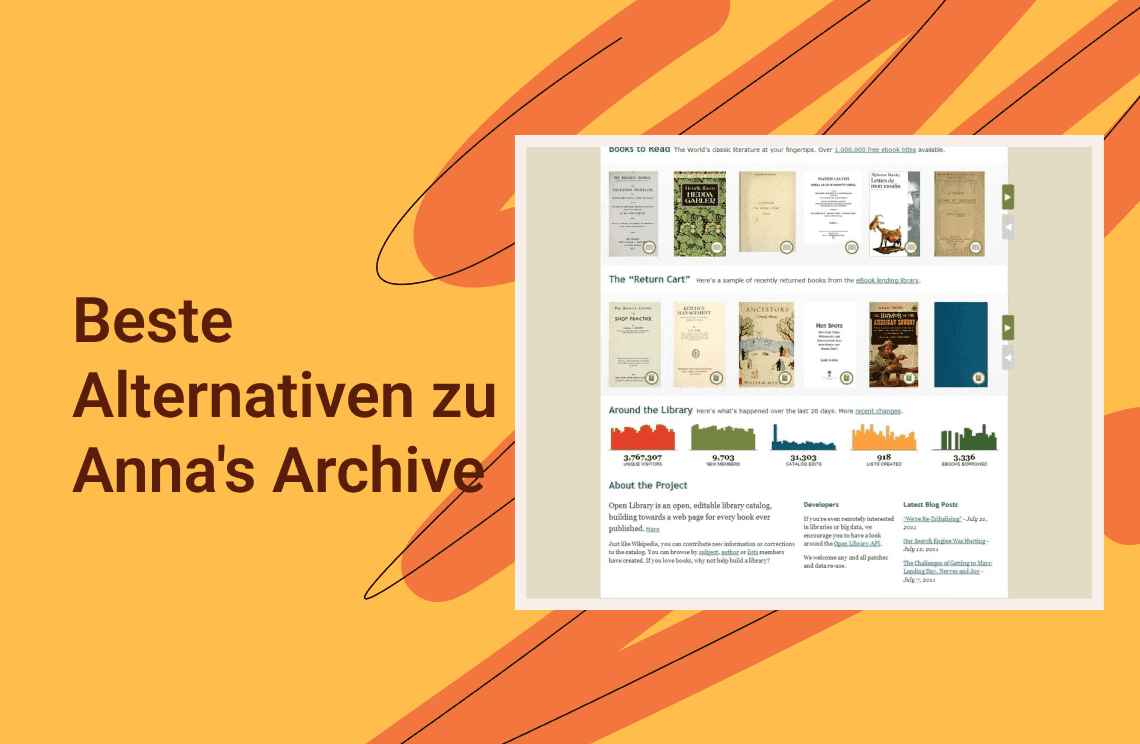 8 Beste Anna's Archive Alternativen im Jahr 2024