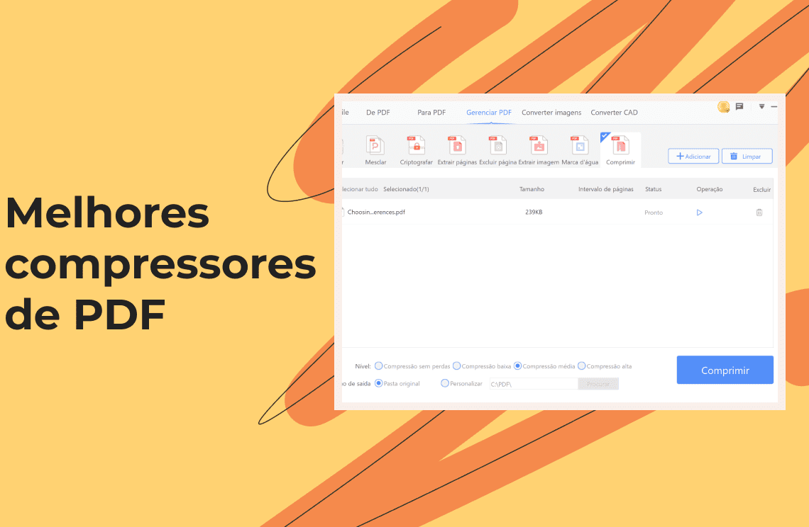 8 melhores compressores de PDF em 2025: reduza seus PDFs sem perder qualidade