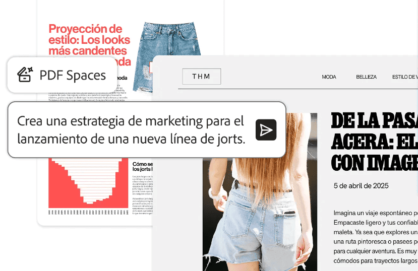 Acceda a la información con PDF Spaces