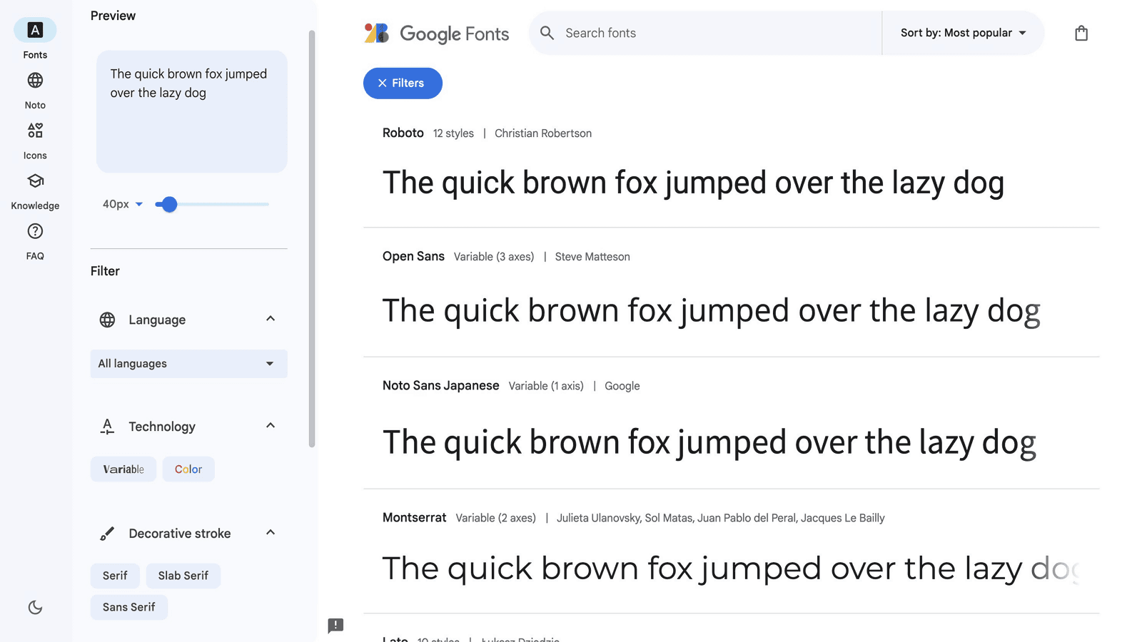 Adding New Fonts to Google Docs