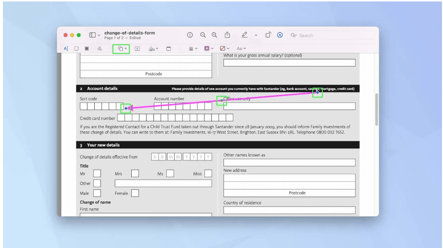 Adding Shapes to a PDF on a Mac