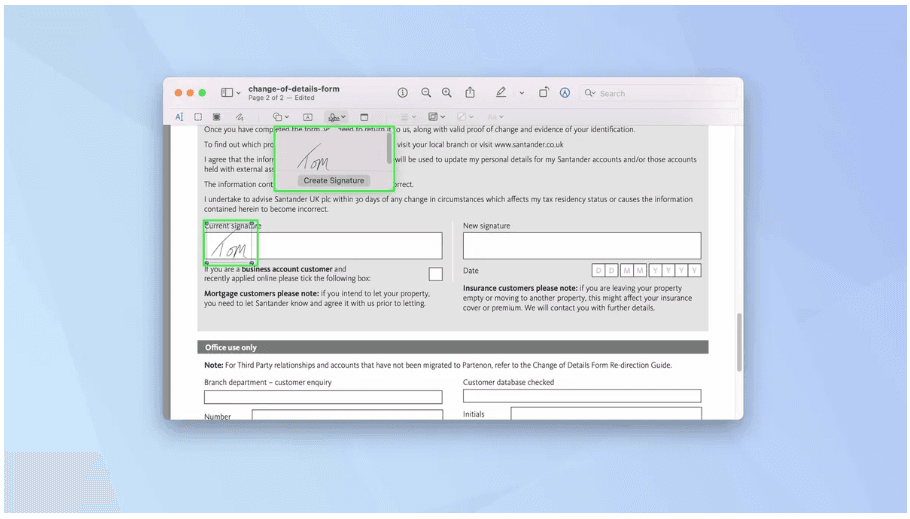 Adding a Signature to a PDF on a Mac