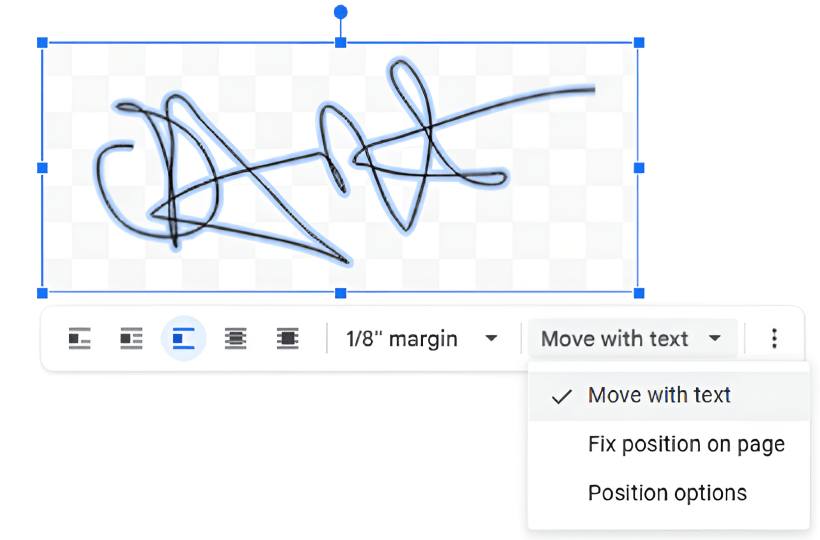 Adjust Size and Position: Once inserted, click on the image to resize or move it as necessary.