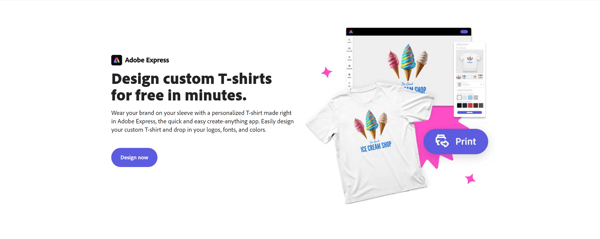 Adobe Express - Design custom T-shirts