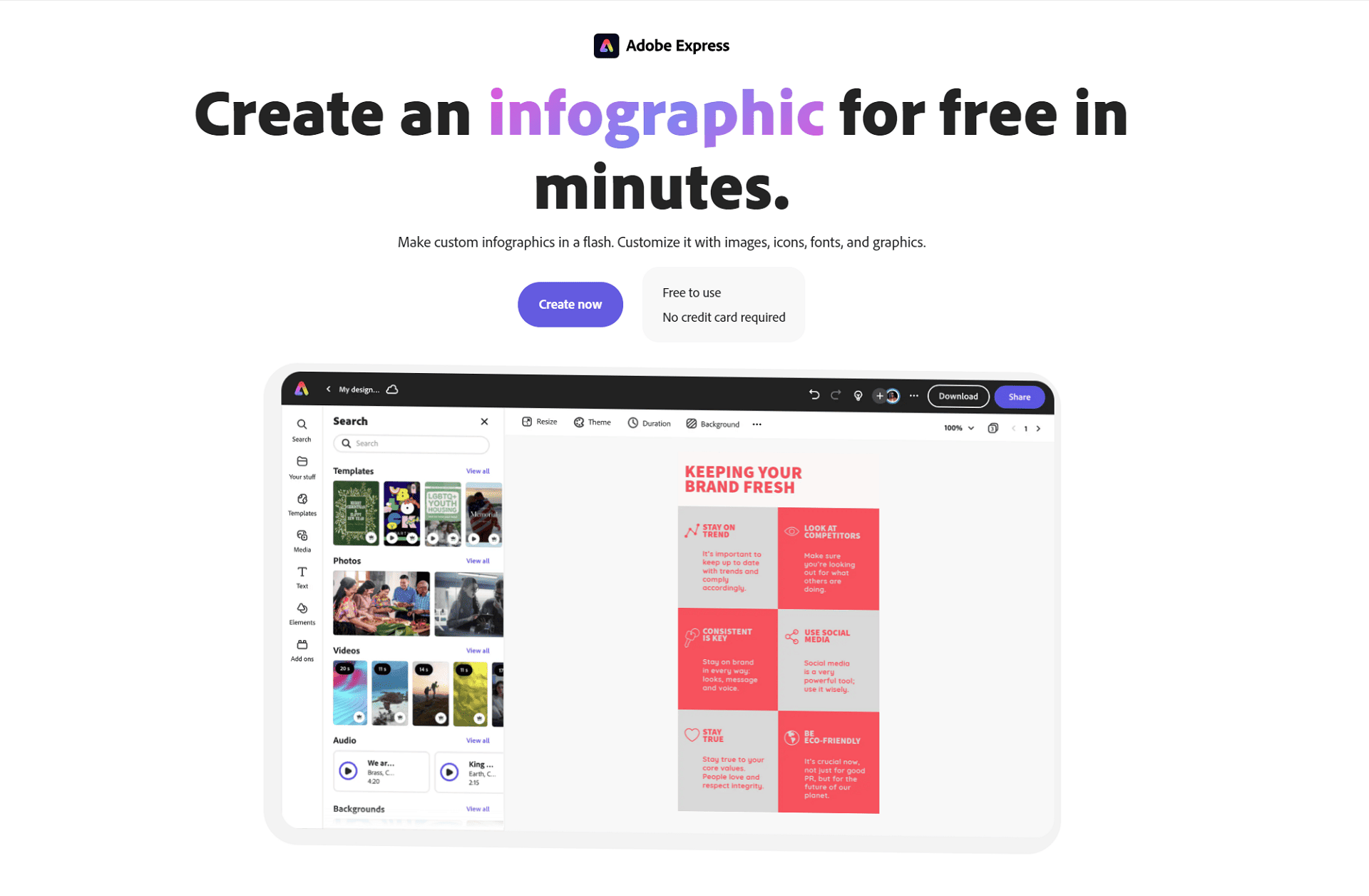 Adobe Express - Infographic Maker