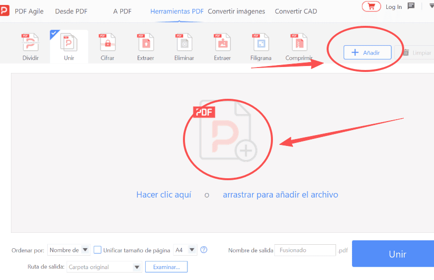 Agregar PDF