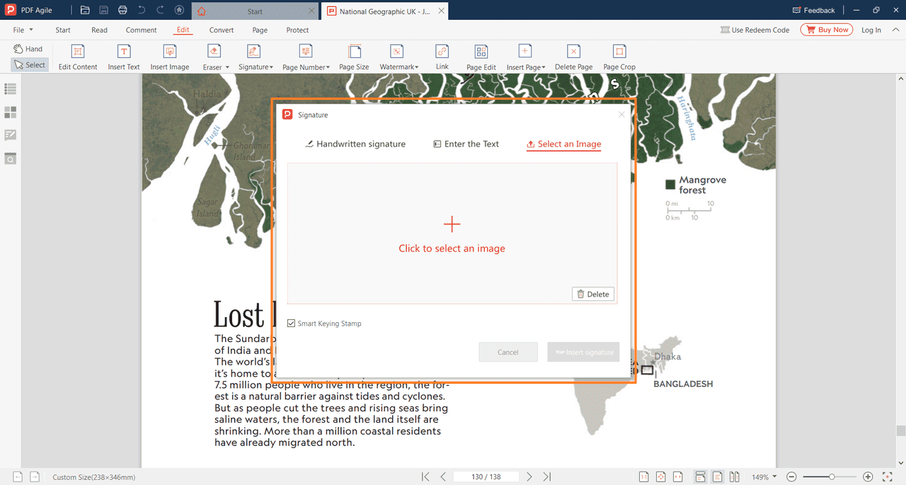 Agregar una firma a un documento