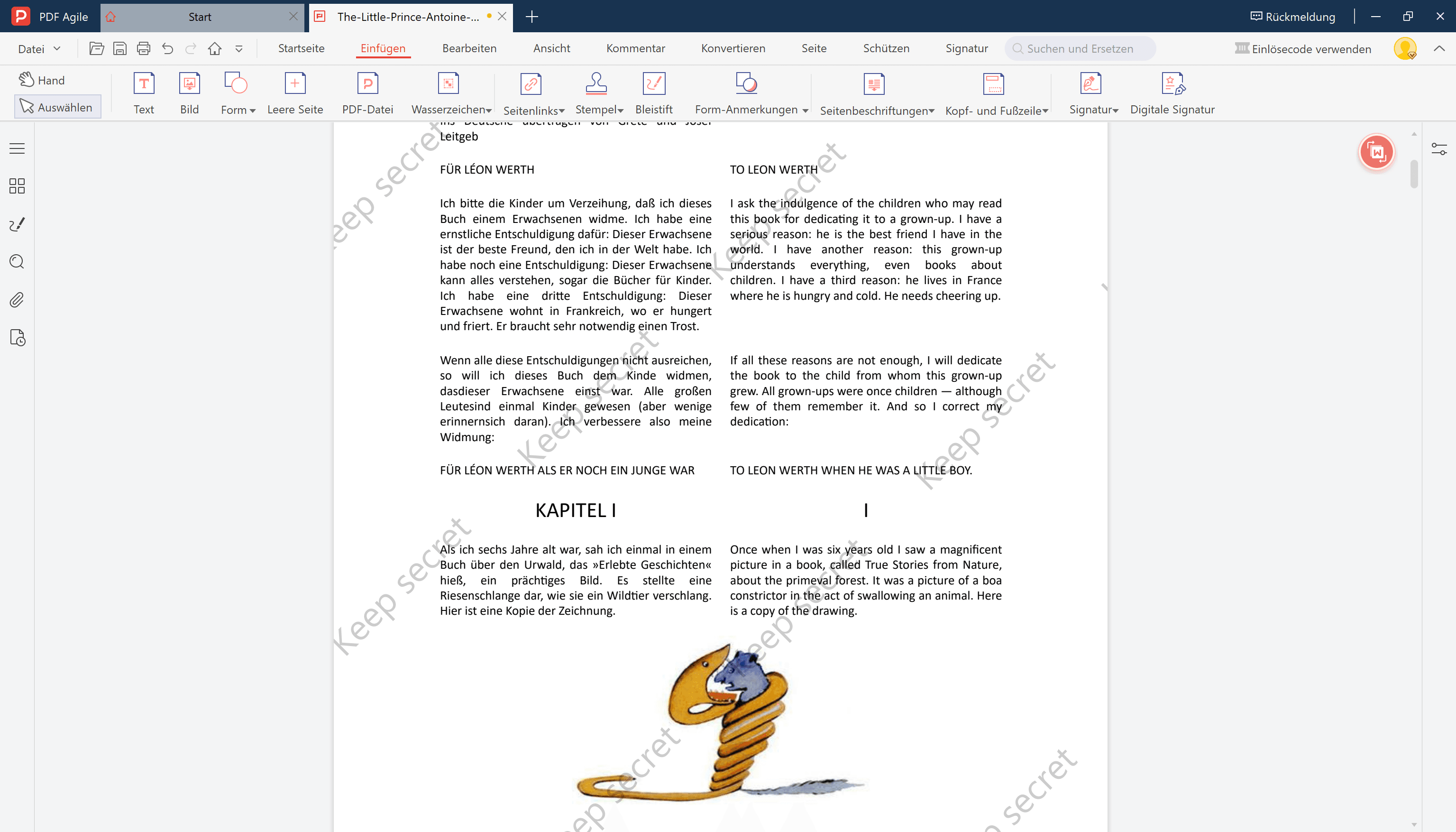 Arten von Wasserzeichen