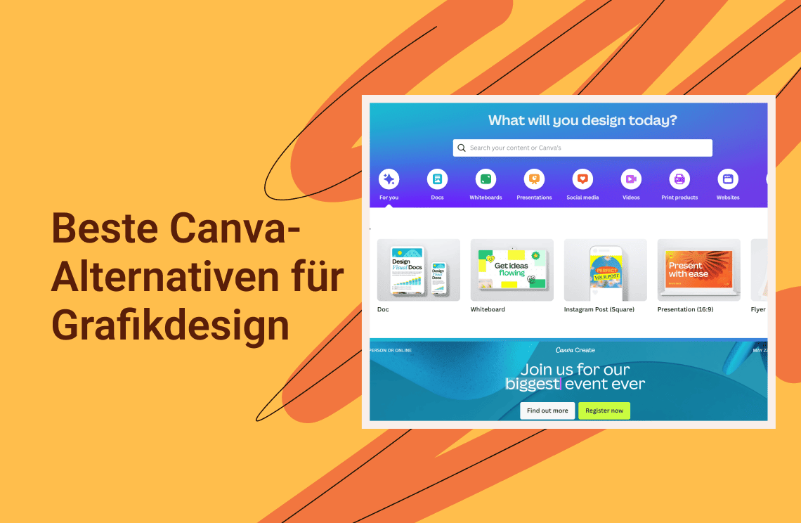 Beste Canva-Alternativen für Grafikdesign