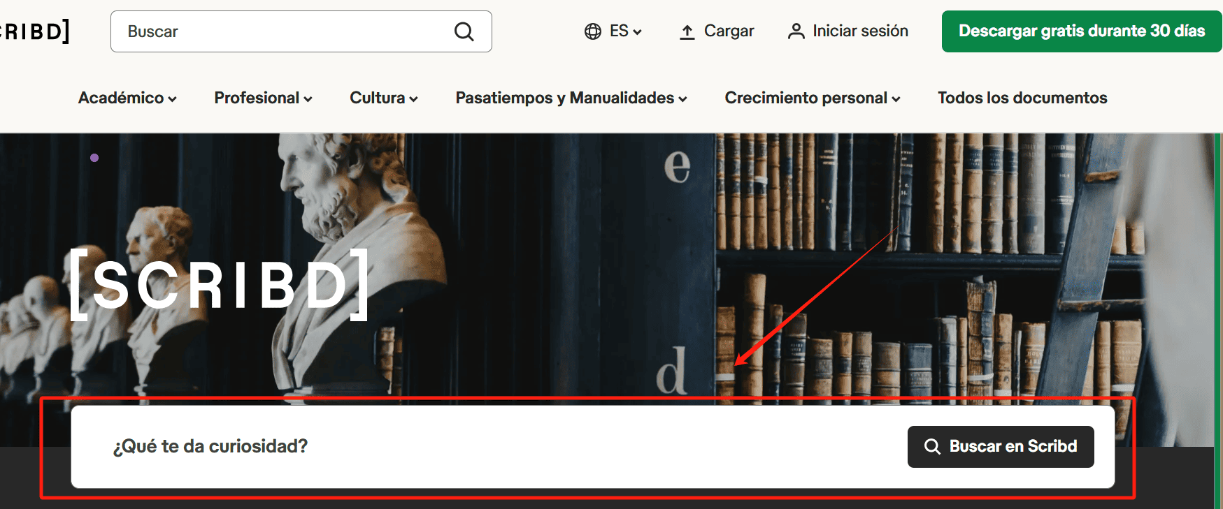 Captura de pantalla de Scribd Downloader