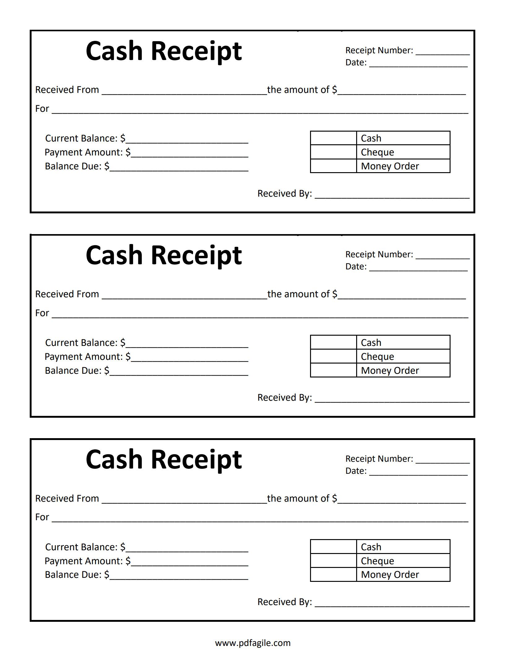 Petty Cash Receipt Template PDF Agile Petty Cash Receipt Template PDF Agile