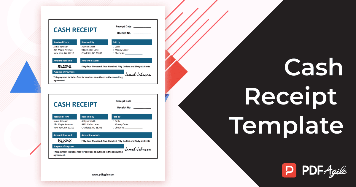 Cash Receipt Template