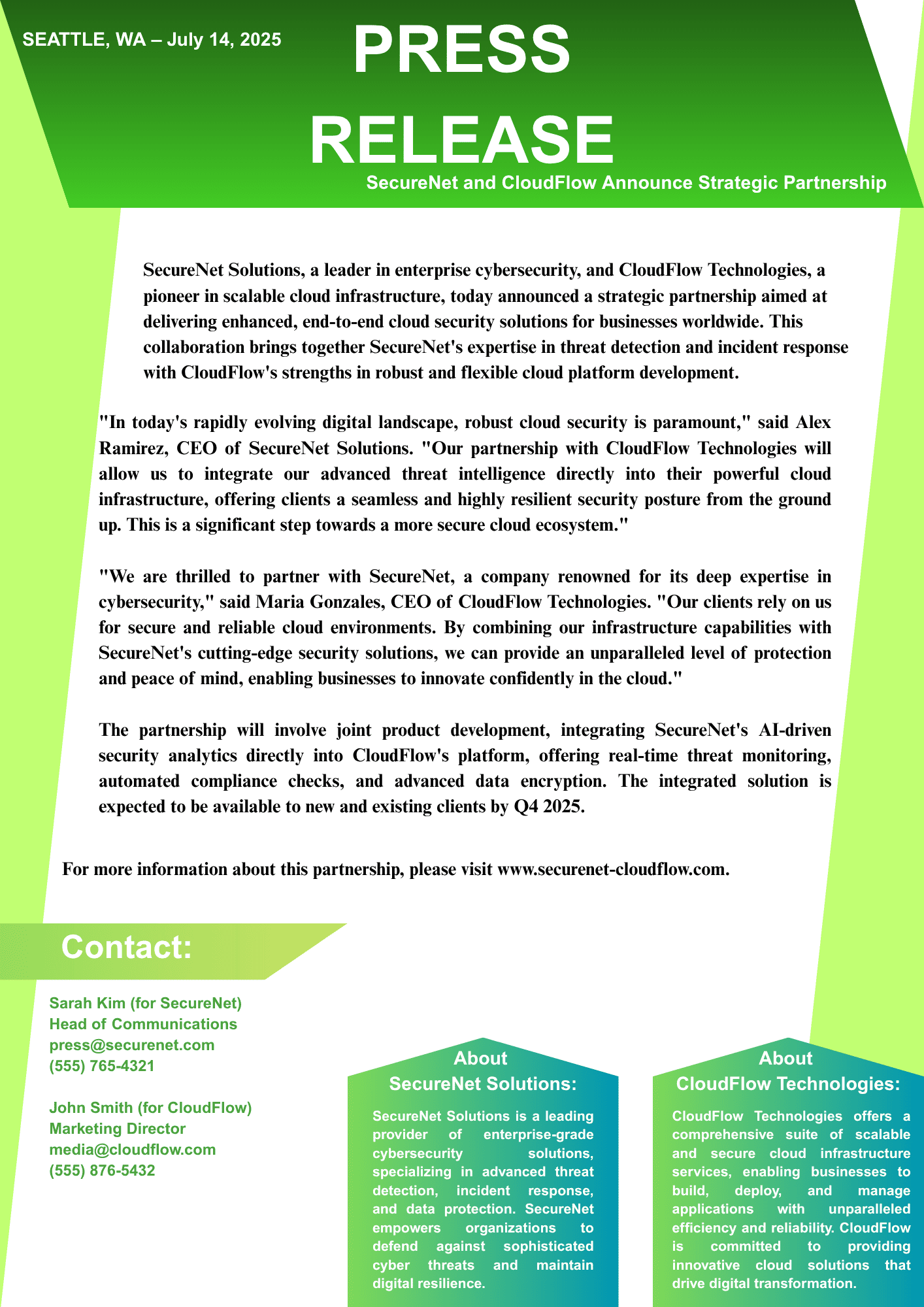 Collaboration Press Release Template_example