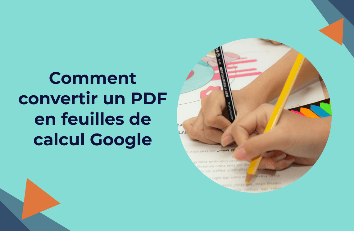 Comment convertir un PDF en feuilles de calcul Google