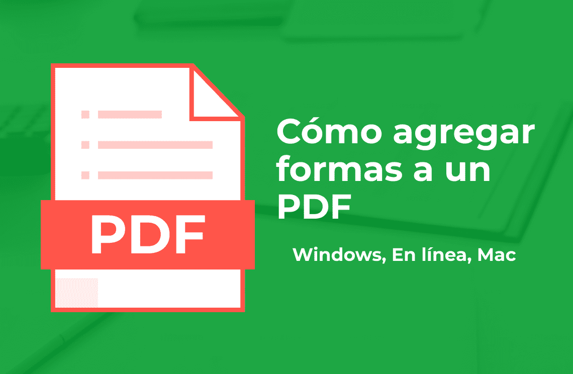 Cómo agregar formas a PDF