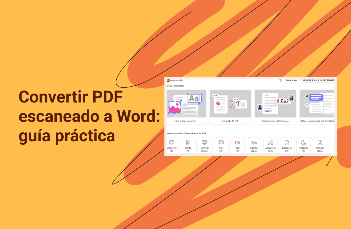 Cómo convertir un PDF escaneado a Word