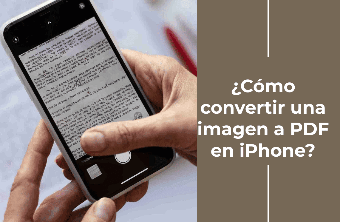 Cómo convertir una imagen a PDF en iPhone