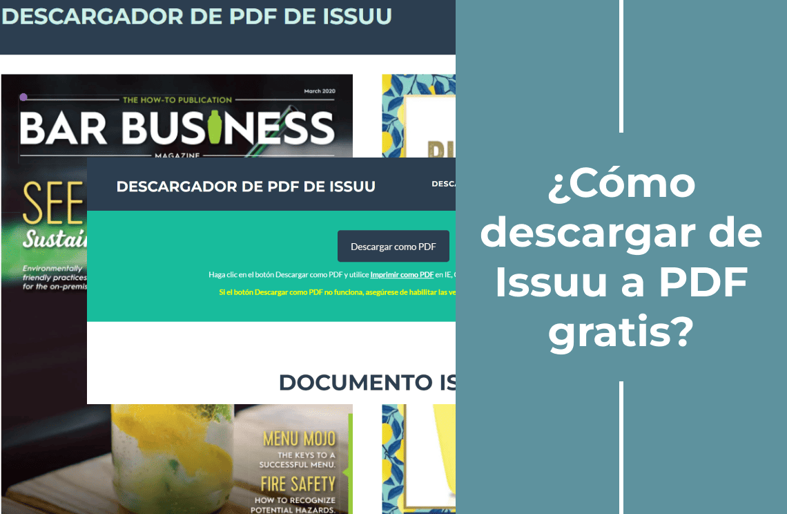 Cómo descargar Issuu a PDF gratis?
