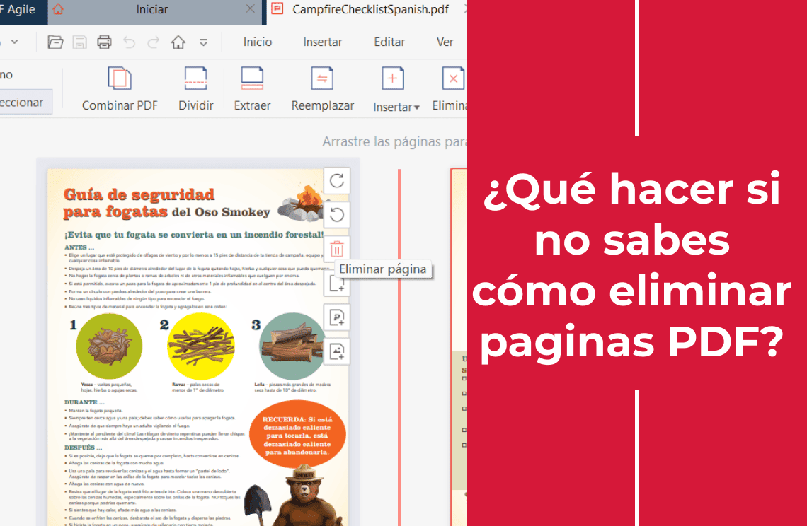 Cómo eliminar una página PDF