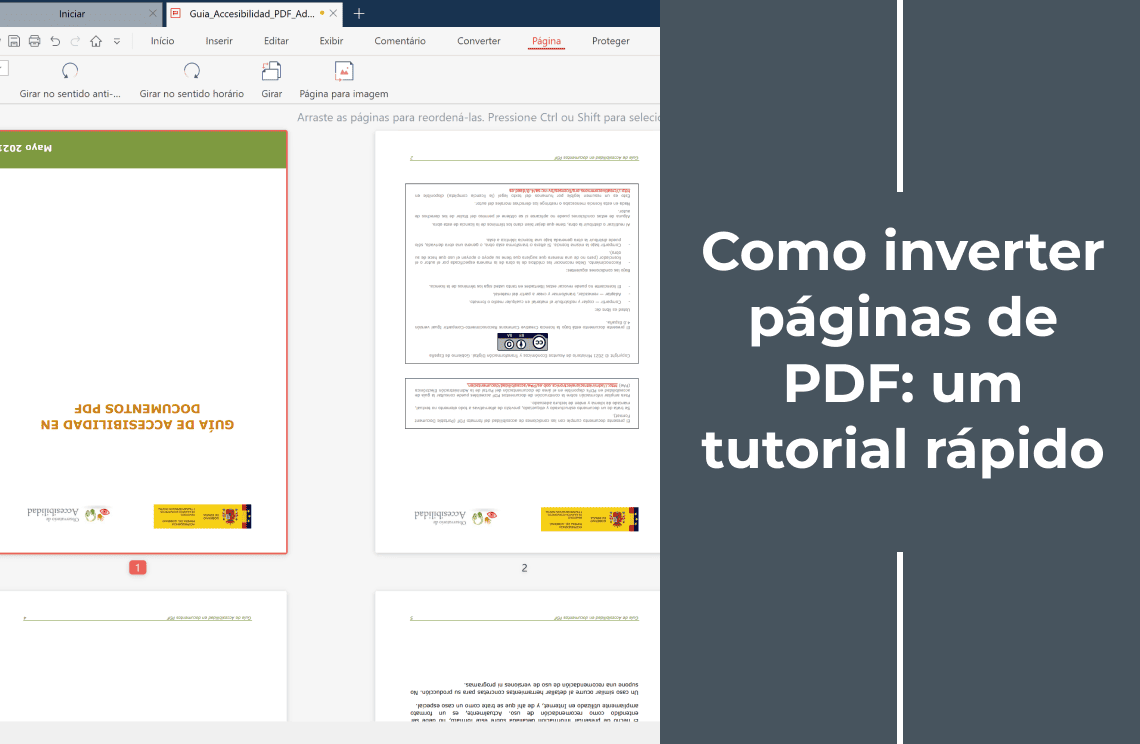Como inverter páginas de PDF: um tutorial rápido