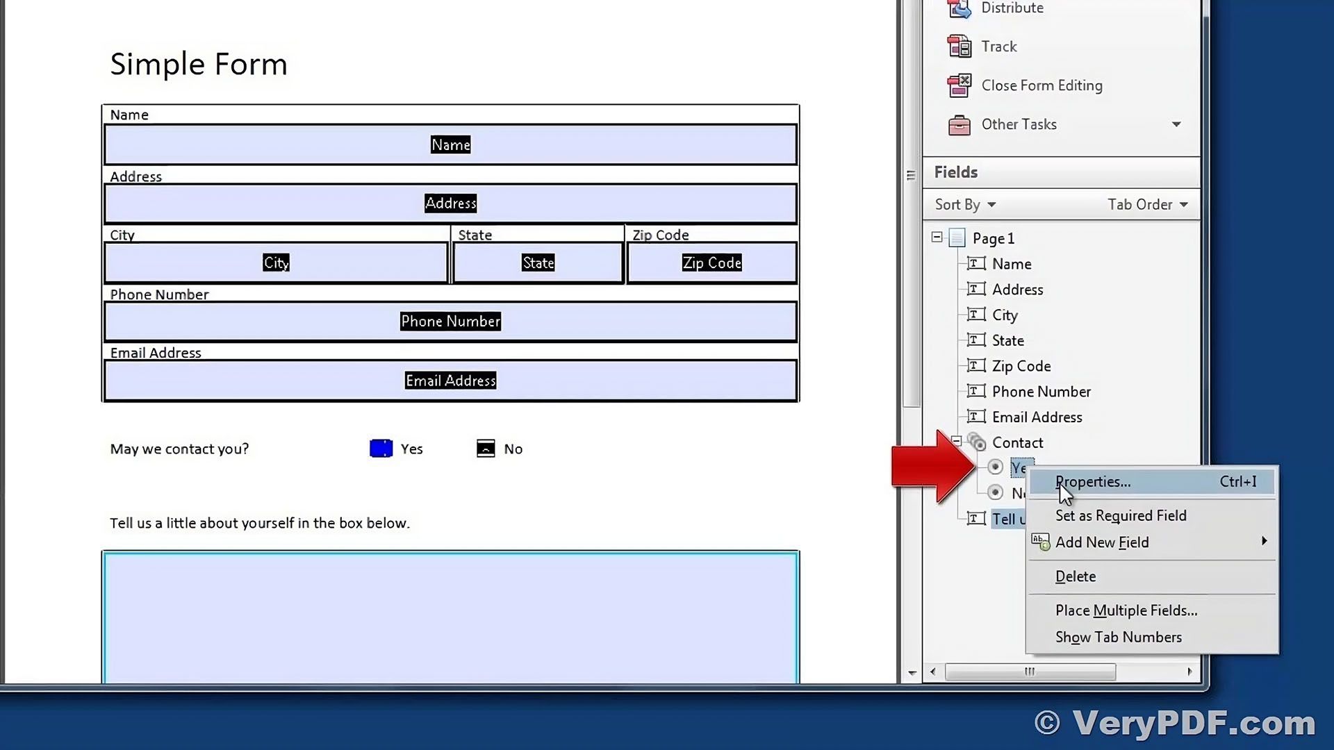 Comparing Acroforms and XFA Forms in PDFs