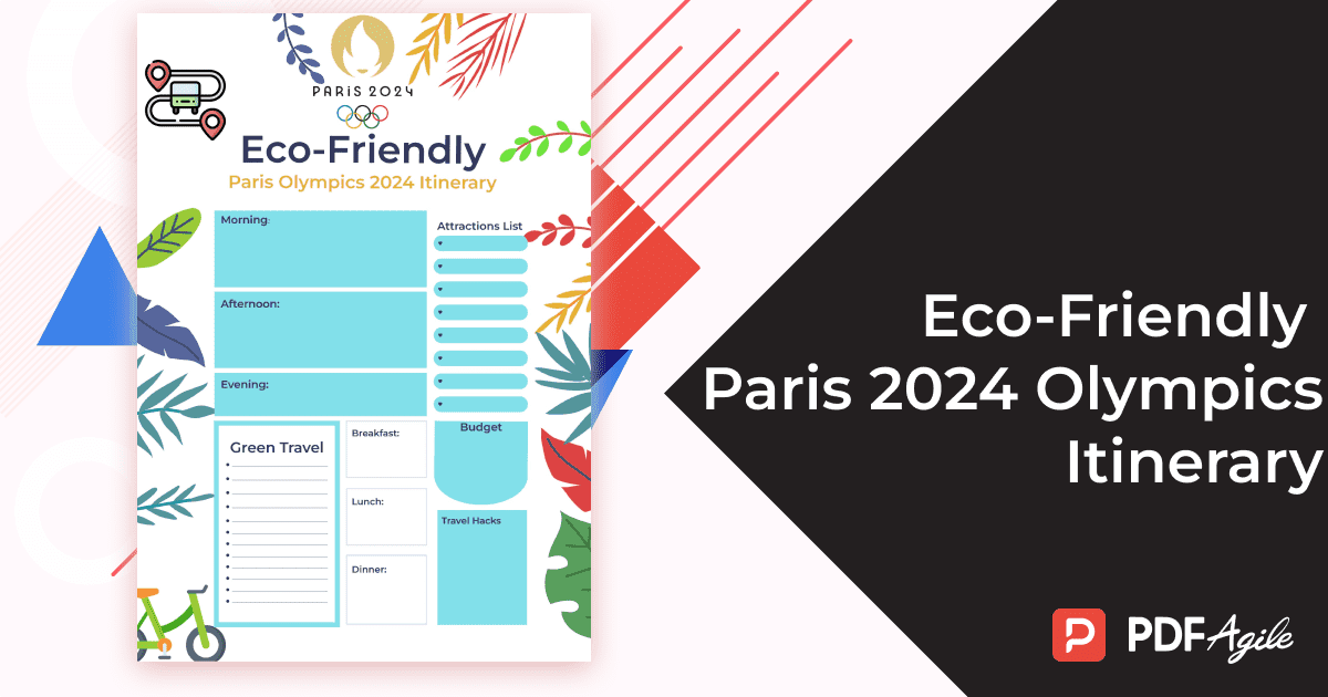 Eco-friendly Paris Olympics 2024 Itinerary