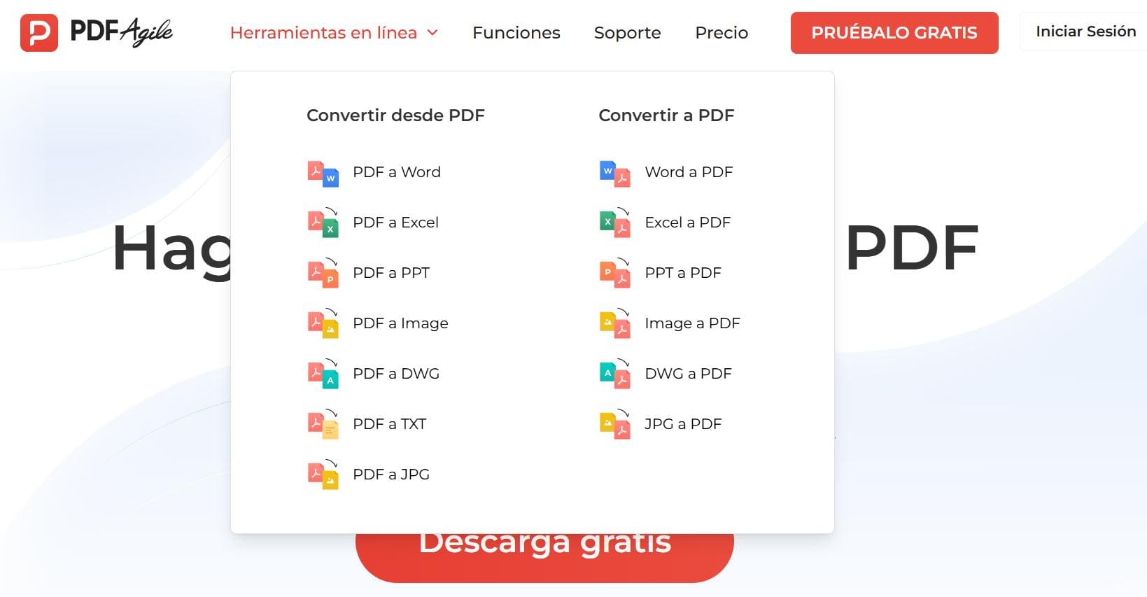 Editar PDF Agile en línea