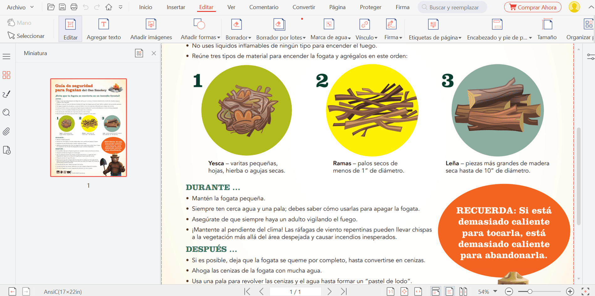Editar documentos usando PDF Agile