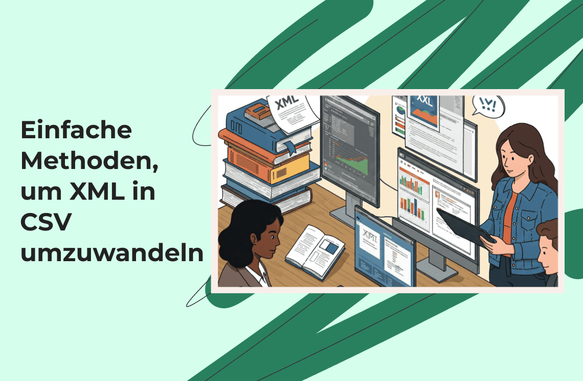 Einfache Methoden, um XML in CSV umzuwandeln 1140x744