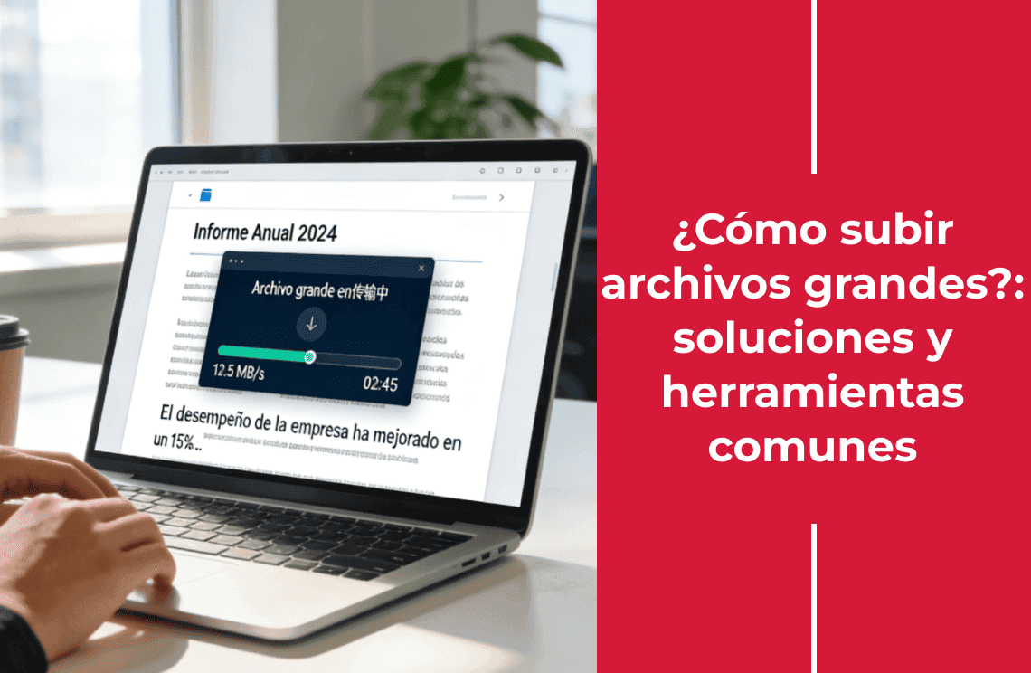 Enviar archivos grandes: soluciones fáciles y herramientas populares