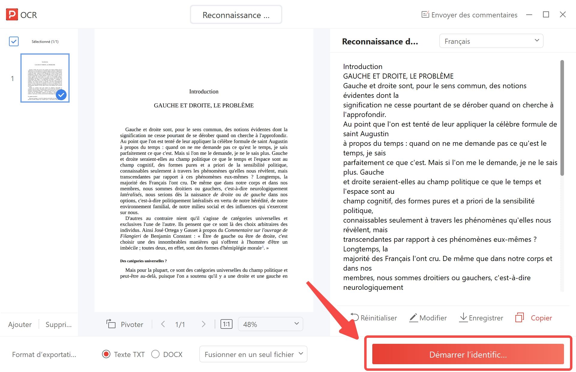 Étapes pour la conversion-8