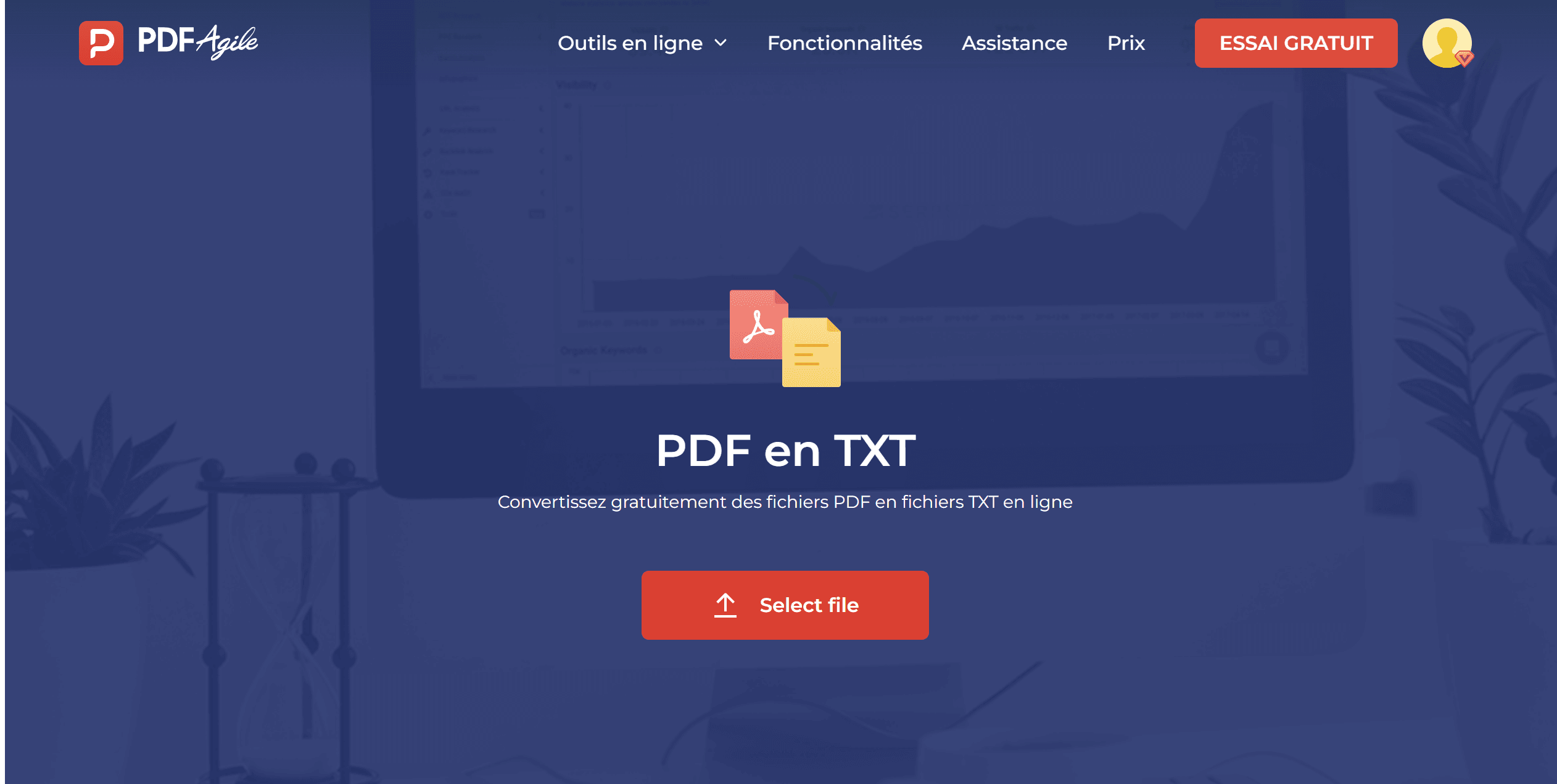 Étapes pour utiliser le convertisseur en ligne de PDF Agile-1